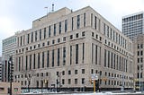 Image of the Theodore Levin United States Courthouse in Detroit, Michigan.