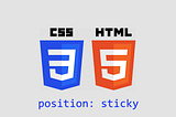 Creating list and table sticky headers with HTML and CSS