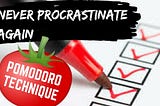 Applied Pomodoro Technique for workout and writing the blog to increase productivity and manage my…