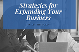 Strategies for Expanding Your Business | Willy Bringold | Business