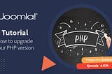 How do I update my PHP version?