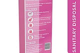 SanNap Sanitary Napkin Disposal Bags 40 Intimate Disposable Bags for Sanitary Pad/Tampons (Pack of…