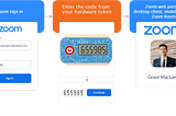 Hardware tokens for Zoom Two-Factor Authentication