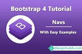Bootstrap 4 Navs | Bootstrap 4 Nav Tutorial — DesignHub4u