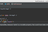 Kotlin stuff: Null checks on nullable properties