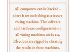 4.19.23 Daily Thought #votingmachines