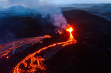The travel photographer Chris Burkard wasn’t expecting to capture a volcanic eruption in real time…