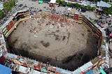 Bullfighting stadium collapse, tank explosion, and World War III