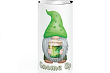 St Patty Gnome Slim Can Cooler