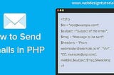 How to send Emails using PHP