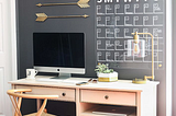 Home Office — How To Creatively Organize Your Work Space | momooze.com