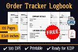 Order Tracker — Free KDP Interior