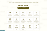 RetroNote.app- The Lightweight and Beautifully Designed Note