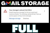 Gmail Storage is Full