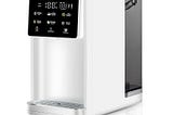 YQC-002 UV Countertop Reverse Osmosis Water Filtration Purification System, 5 Stage RO Water Filter, 4:1 Pure to Drain, Instant Hot Water Dispenser for Home, Office (No Installation)