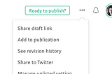How to submit to publication