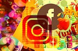 A colourful illustration of the hypnotising effect of social media
