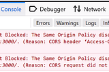 How to resolve CORS error?