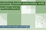 Real-world Double Materiality Chart Examples and Insights