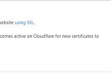 How to setup Cloudflare’s Free SSL Certificate for WordPress?