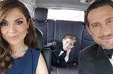 Family goals. #goals #Repost @jacobtremblay

In the car! #Oscars