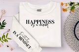 Happiness is a Mood Positivity is a Min Graphic Print Templates 1