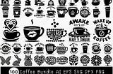 Coffee Svg Bundle Coffee Silhouette