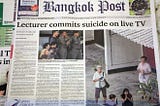 A Police Siege and then Suicide — A Thai Lesson in Ethical Choices