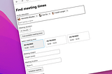 Find a meeting time and schedule a meeting on Microsoft 365