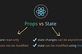 State and props in react native