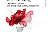 Book cover for Real-World Event Sourcing by Kevin Hoffman featuring a vase with red smoke rising.