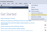 Manage Visual Studio Performance — Hide Source Control Explorer at startup — Visual Studio 2017