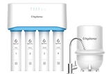 Reverse Osmosis Water Filter System, NSF 372 Certified No Lead, Features Quick Change Filters, Reduces TDS, Fluoride, Arsenic, Chlorine, Under Sink RO System with Faucet and Compact Tank