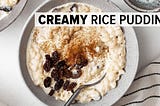 Creamy RICE PUDDING Is The Perfect Winter Dessert!