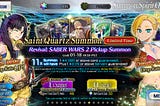 Fate/Grand Order Saber Wars II Space Ishtar and Calamity Jane Banner Pulls