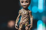 A childish looking humanoid alien