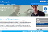 Congratulation Saftari for achieving Intel Software Innovator status