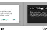 Material Design — Custom Alert Dialog