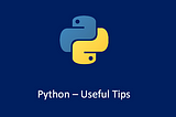 Python — Replacing for Loops to Be More Pythonic