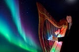 Harpist Christina Tourin Reflects the Colors of the Earth and Sky, article by Robin James