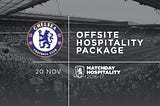 Join Neil Maddison For An Off-site Hospitality Package For Chelsea