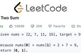 The iconic Two Sum in JavaScript