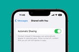 How to use Shared with You in iOS 16 and macOS Ventura