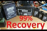 Everyone Can (and should) Recondition Their Old Batteries