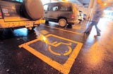 accessible parking in a shopping mall(Toronto Star)