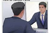 man facing mirror — How to handle fame