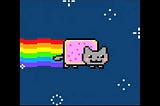 flying poptart rainbow cat