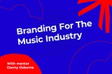 Our brand new guided brief set; Branding For The Music Industry is now live.