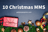 10 Christmas MMS (picture message)