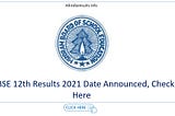 MBSE 12th Results 2021 Date Announced, Check Here